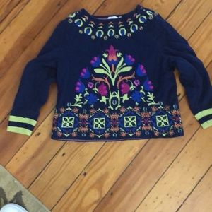 Anthropologie crop sweater